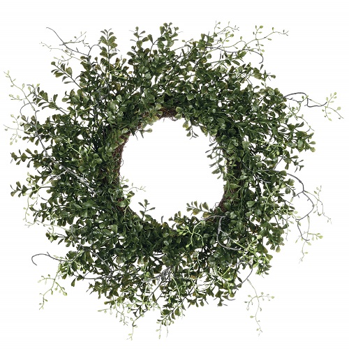 Boxwood Wreath - Artificial floral - artificial boxwood wreath for rent